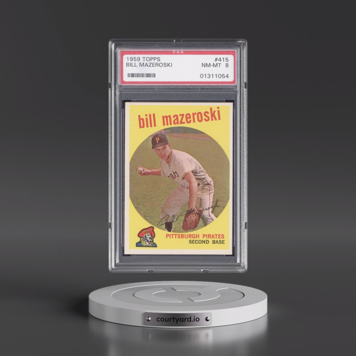 1959 Topps #415 Bill Mazeroski (PSA 8 NM-MT)