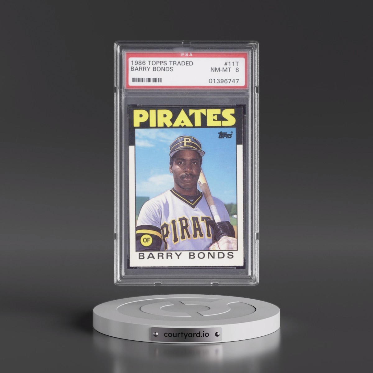 1986 Topps Traded #11T Barry Bonds (PSA 8 NM-MT)