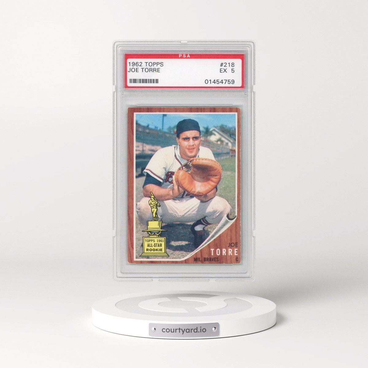1962 Topps #218 Joe Torre (PSA 5 EX)