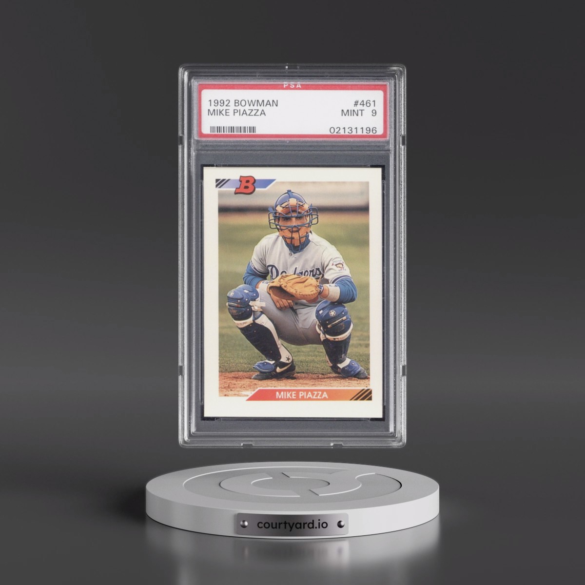 1992 Bowman #461 Mike Piazza (PSA 9 MINT)