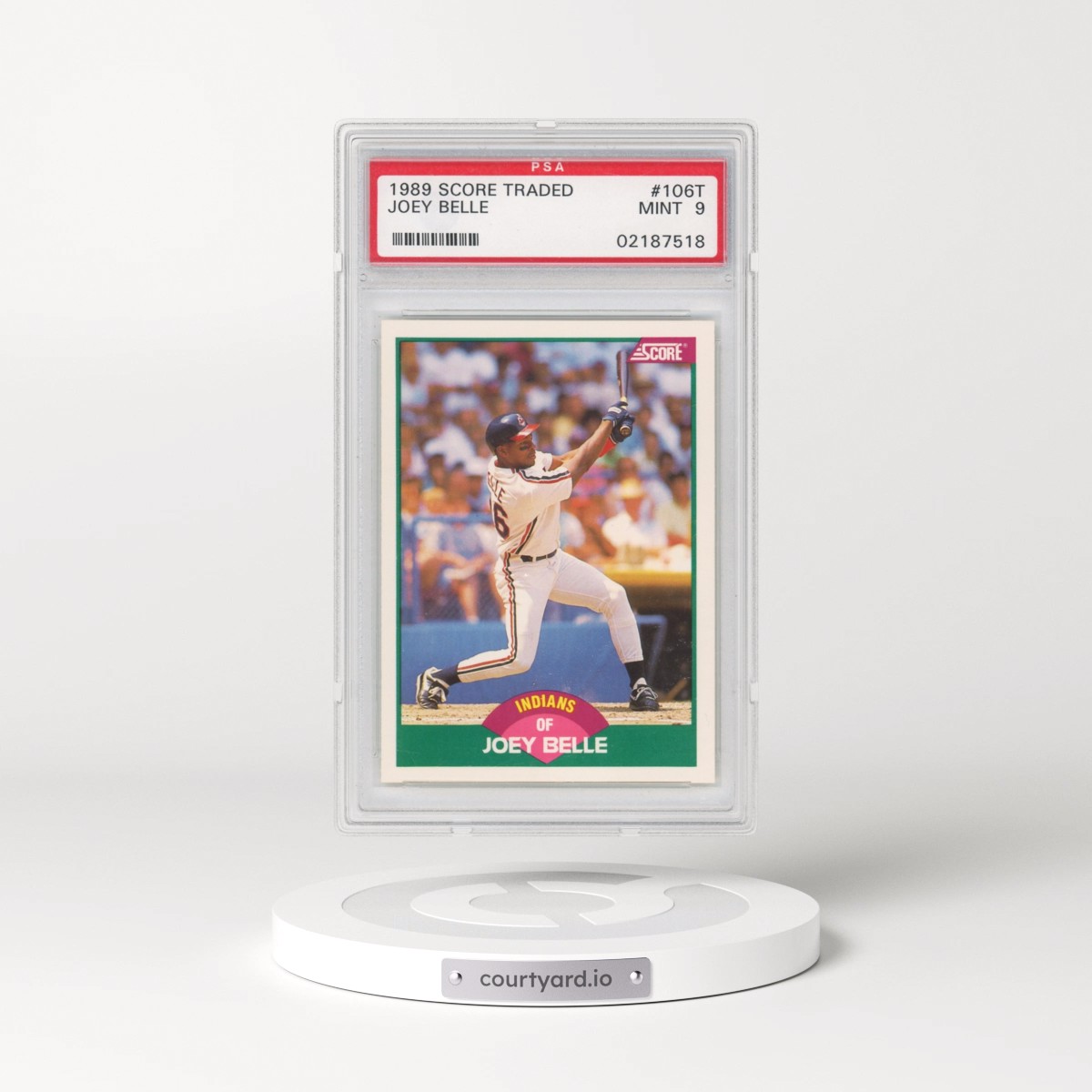 1989 Score Traded #106T Joey Belle (PSA 9 MINT)