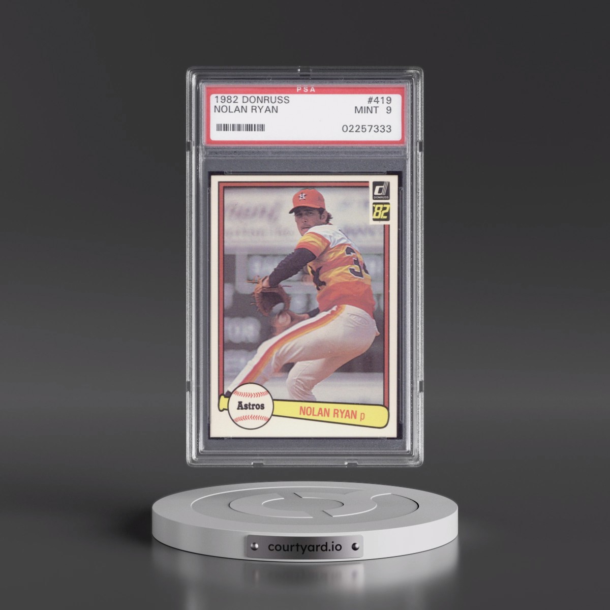 1982 Donruss #419 Nolan Ryan (PSA 9 MINT)