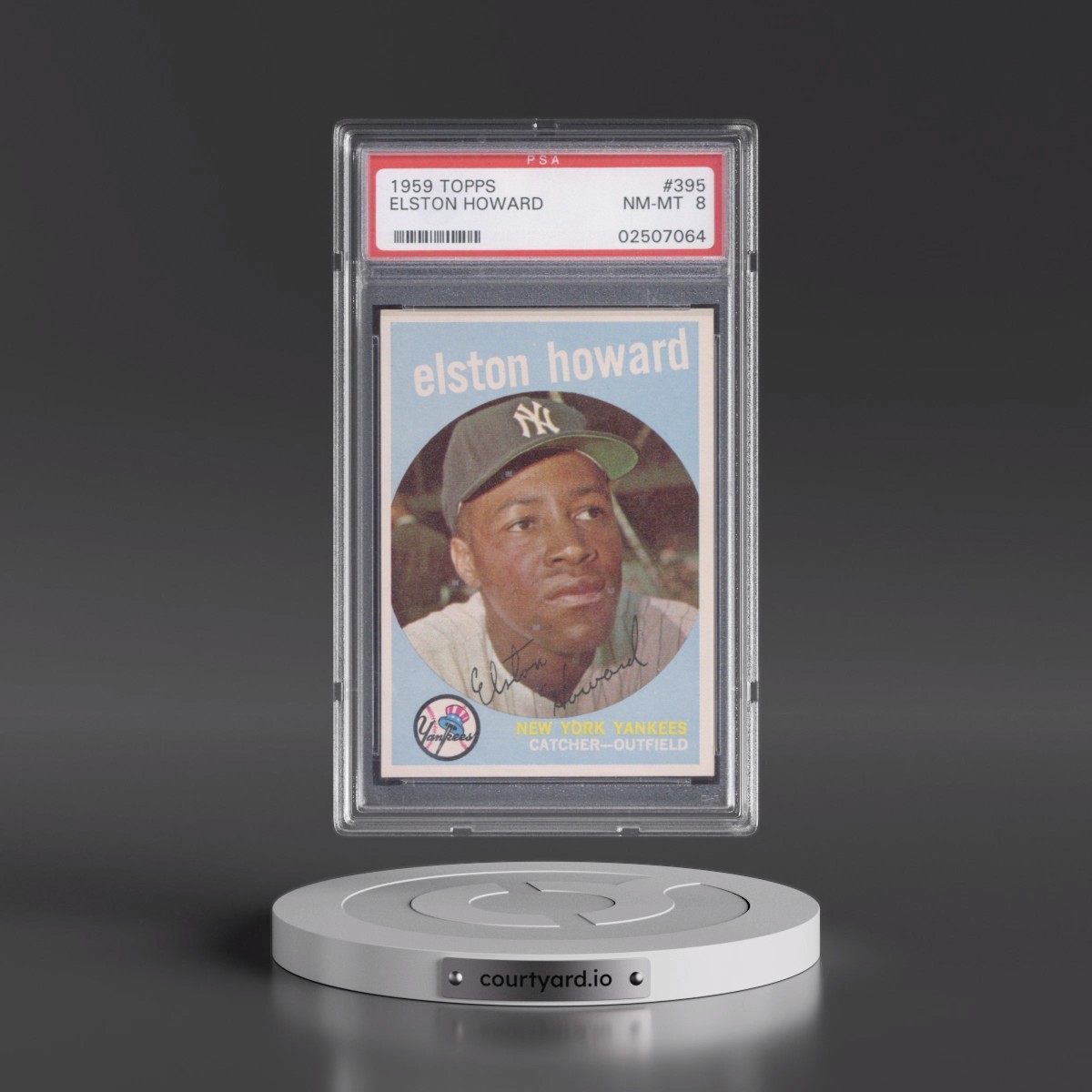 1959 Topps #395 Elston Howard (PSA 8 NM-MT)