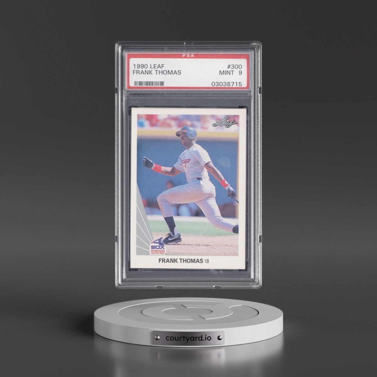 1990 Leaf #300 Frank Thomas (PSA 9 MINT)