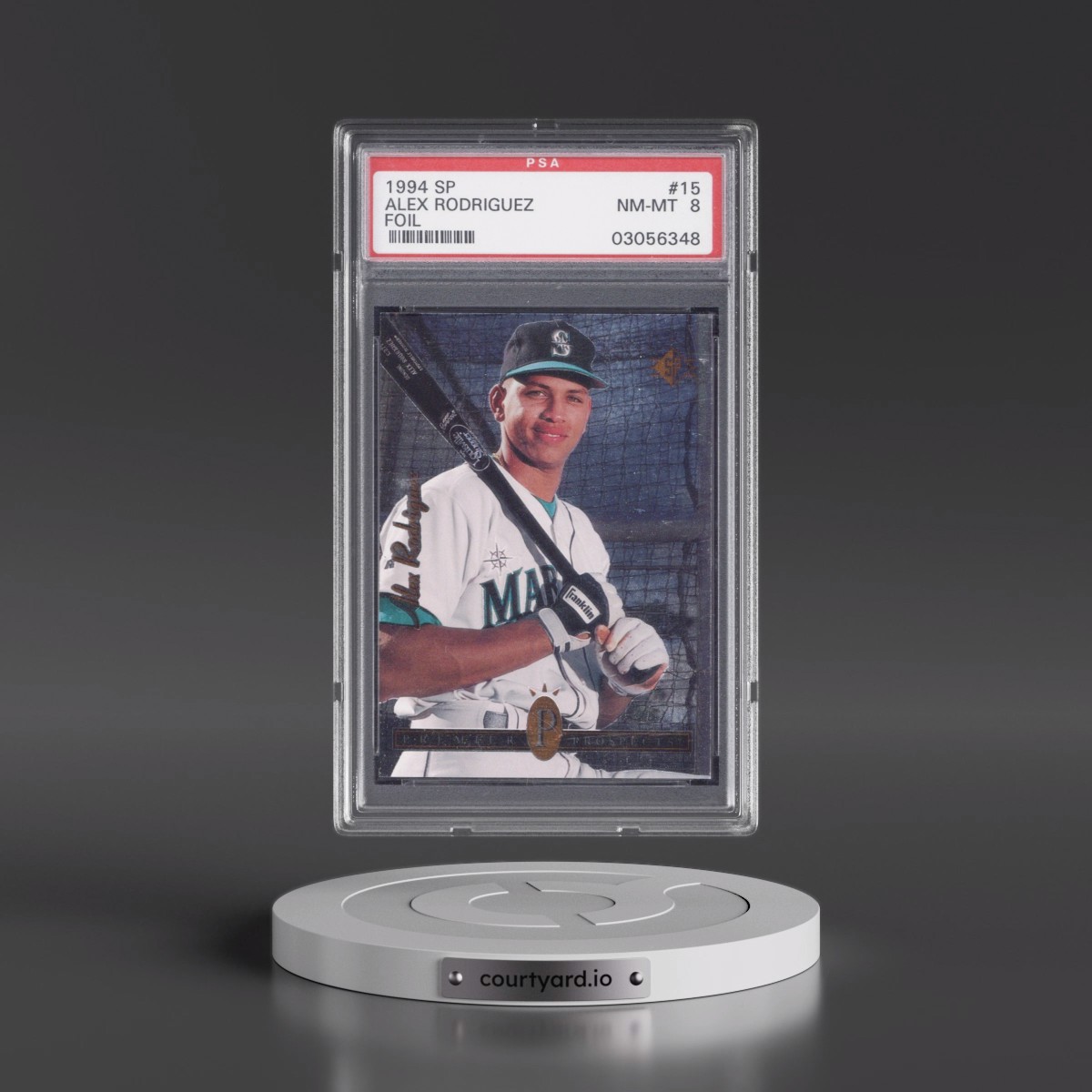 1994 SP #15 Alex Rodriguez - Foil (PSA 8 NM-MT)