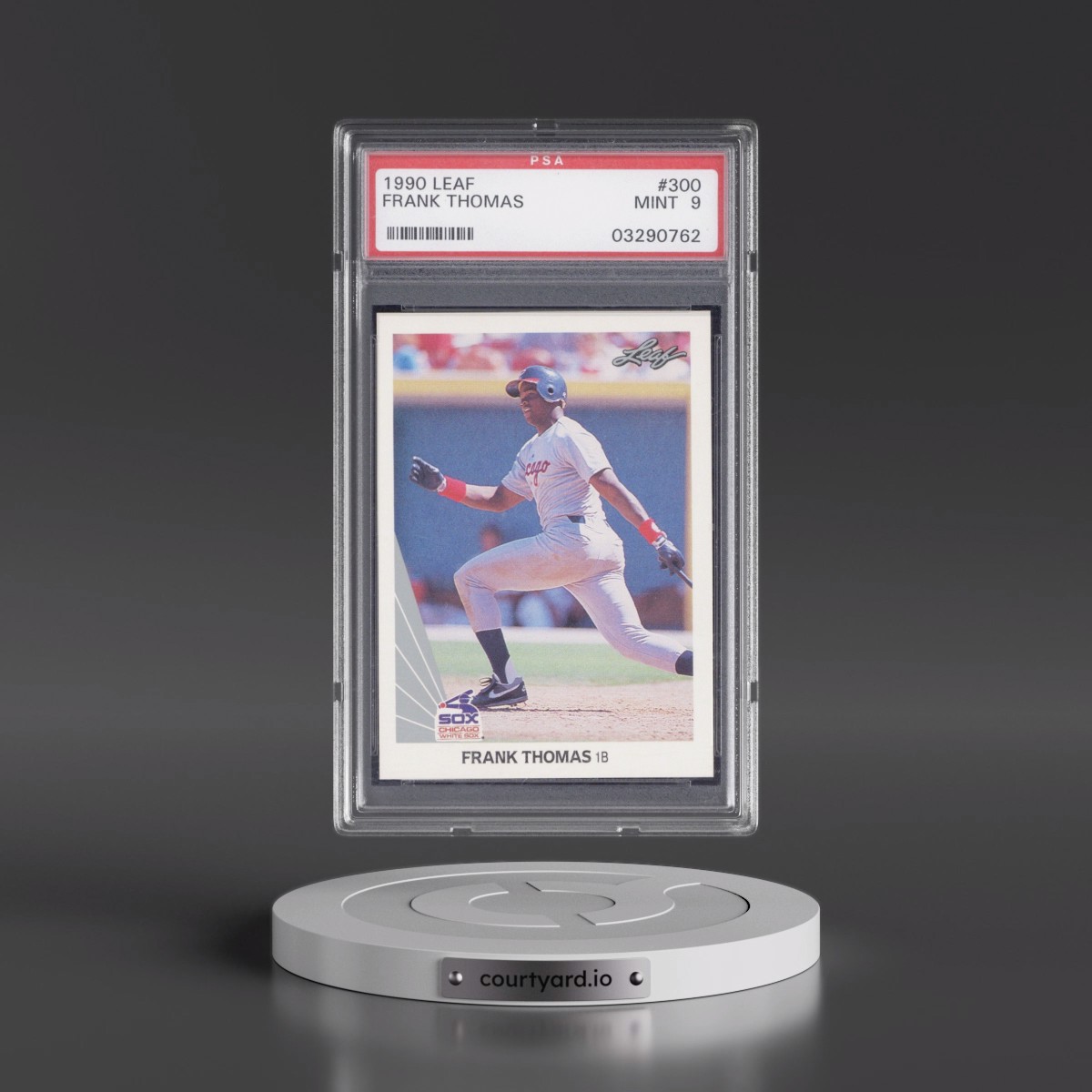 1990 Leaf #300 Frank Thomas (PSA 9 MINT)