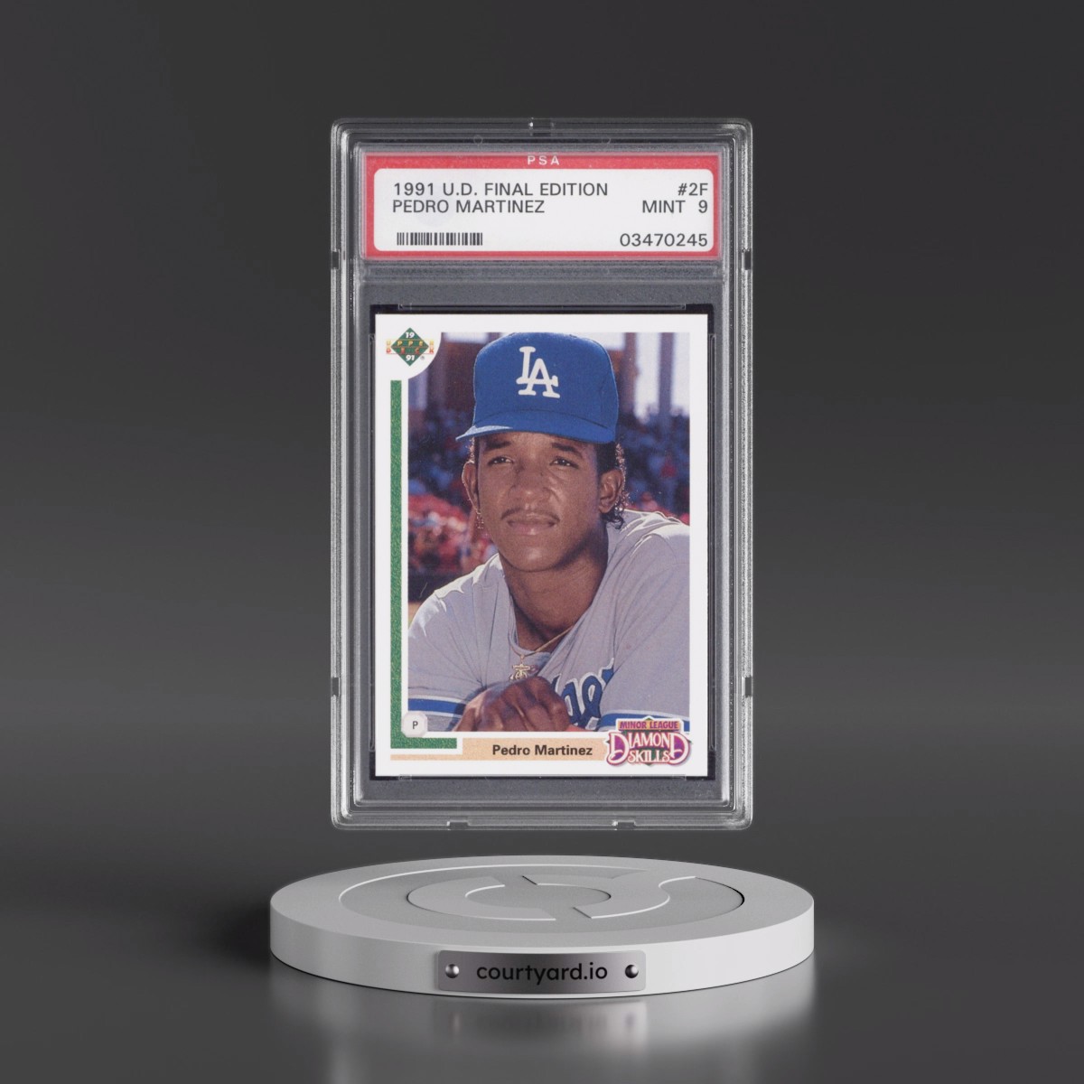 1991 Upper Deck Final Edition #2F Pedro Martinez (PSA 9 MINT)