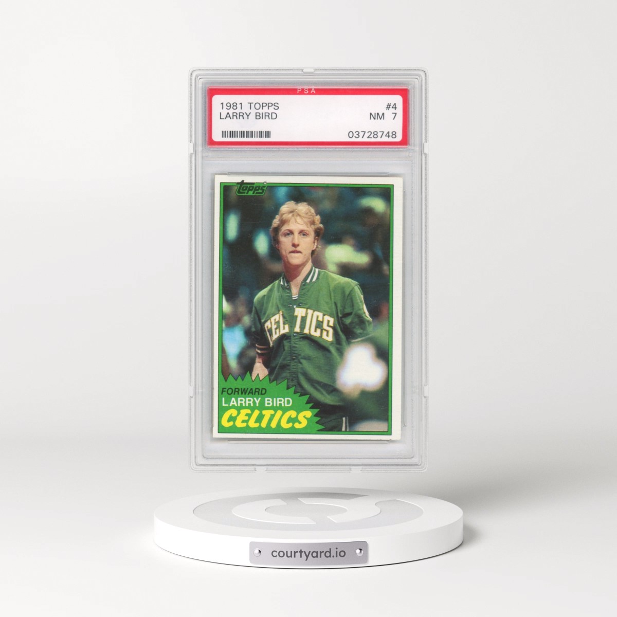 1981 Topps #4 Larry Bird (PSA 7 NM)