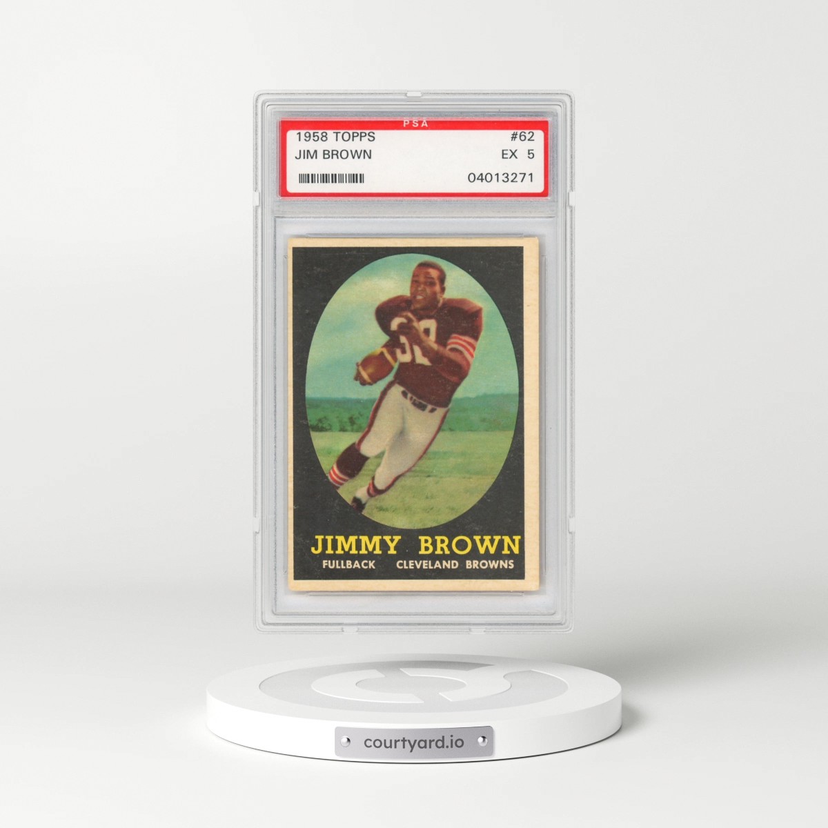 1958 Topps Jim Brown #62 PSA 5