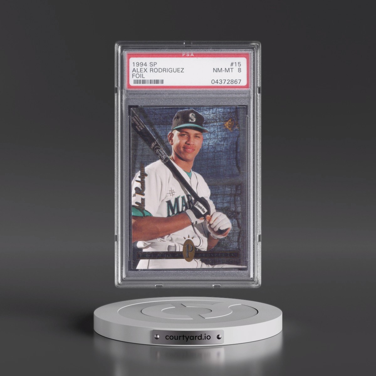 1994 SP #15 Alex Rodriguez - Foil (PSA 8 NM-MT)