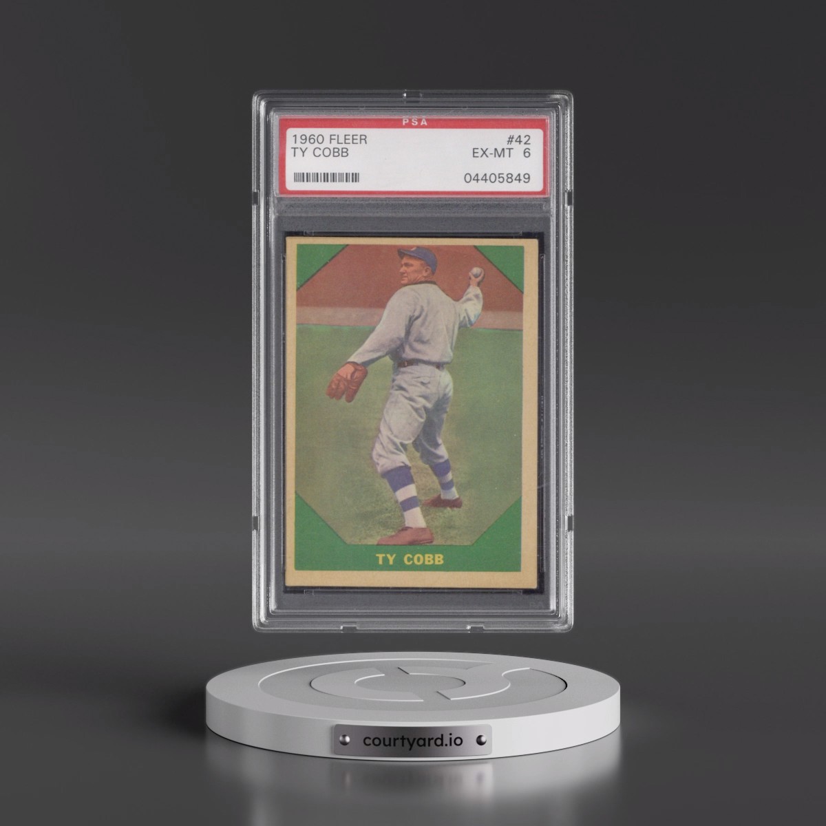 1960 Fleer Ty Cobb #42 PSA 6