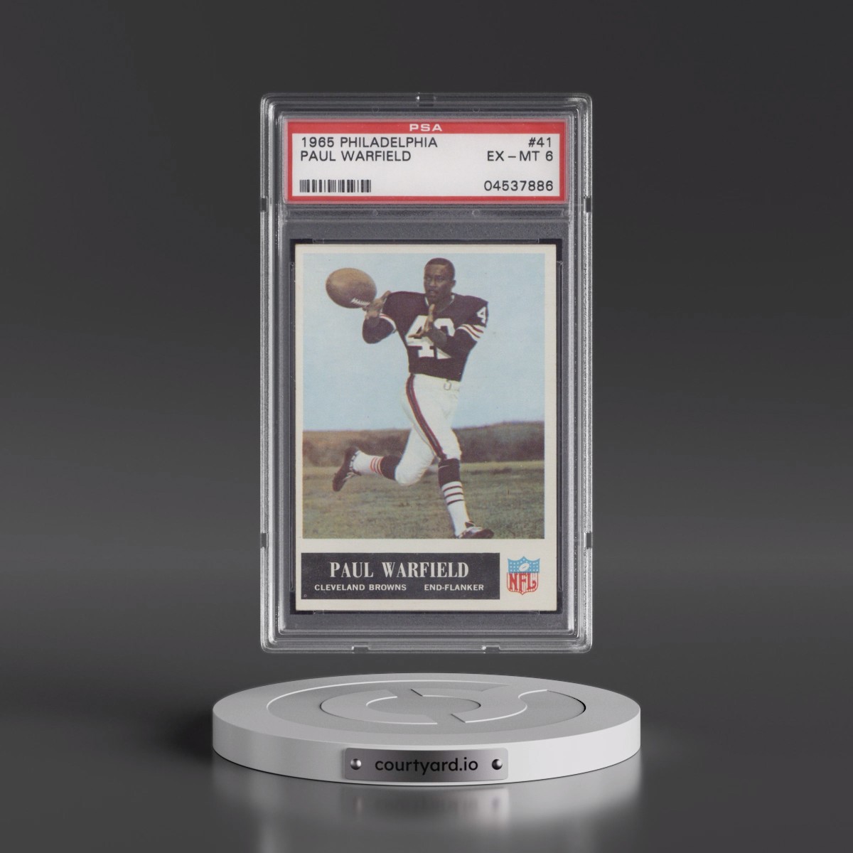 1965 Philadelphia Paul Warfield #41 PSA 6