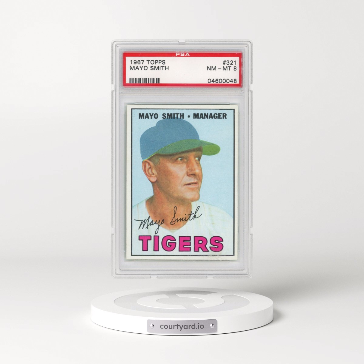 1967 Topps #321 Mayo Smith (PSA 8 NM-MT)