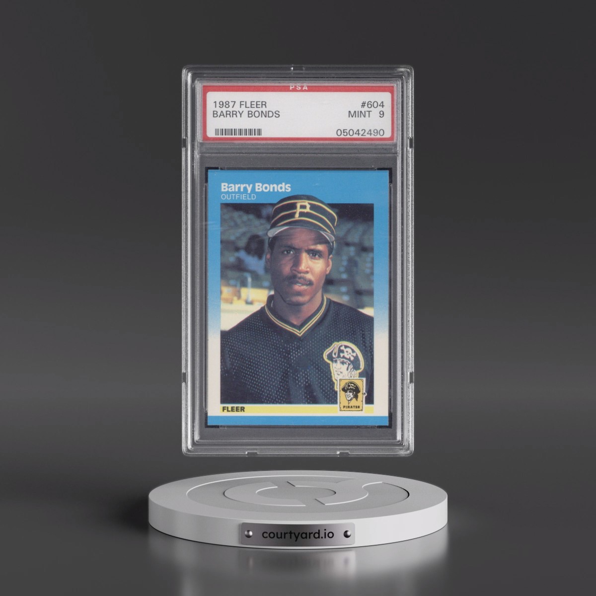 1987 Fleer #604 Barry Bonds (PSA 9 MINT)