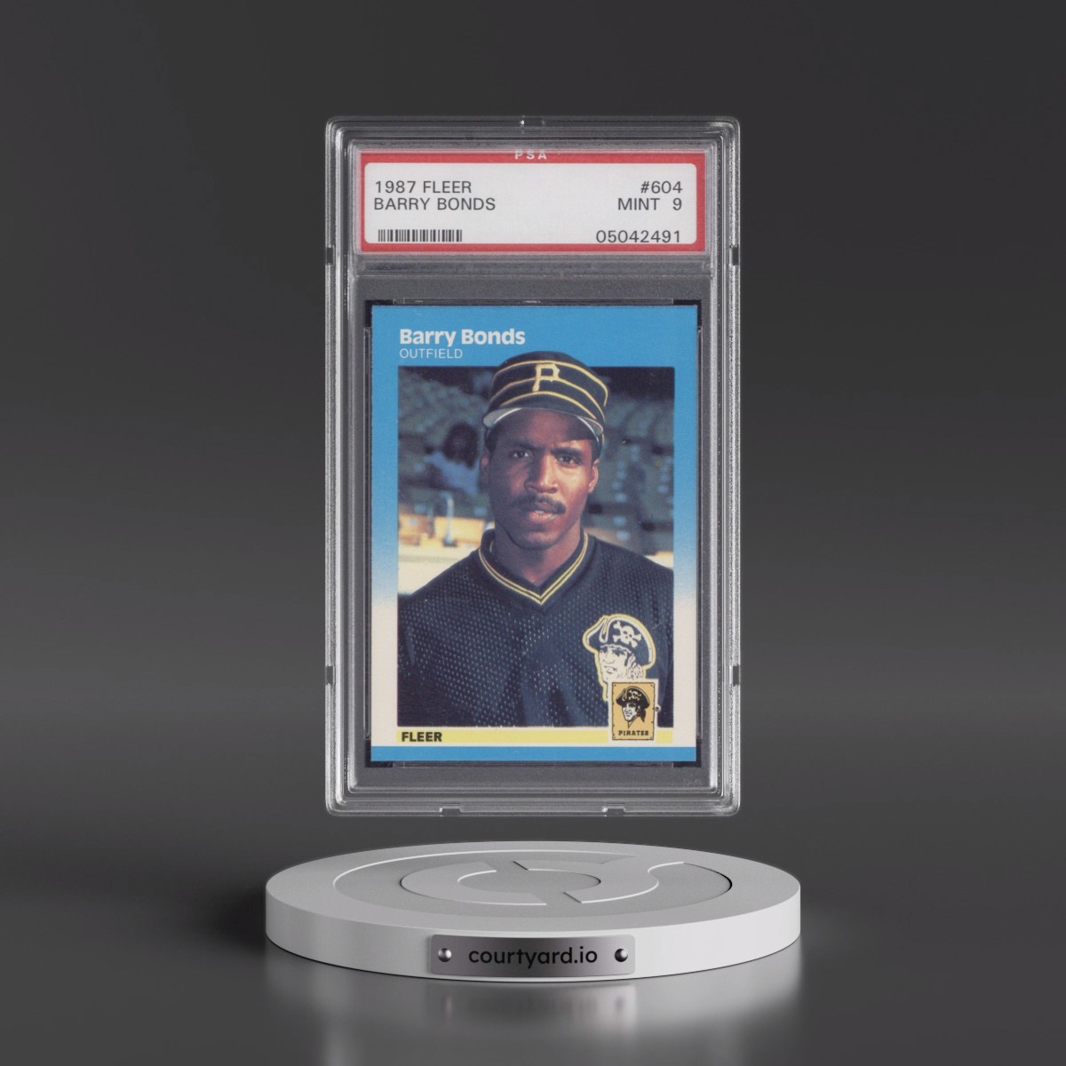1987 Fleer #604 Barry Bonds (PSA 9 MINT)
