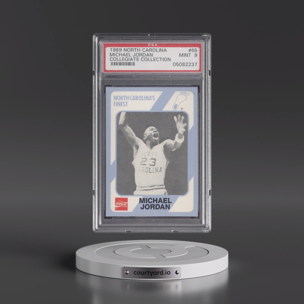 1989 Collegiate Collection North Carolina #65 Michael Jordan (PSA 9 MINT)