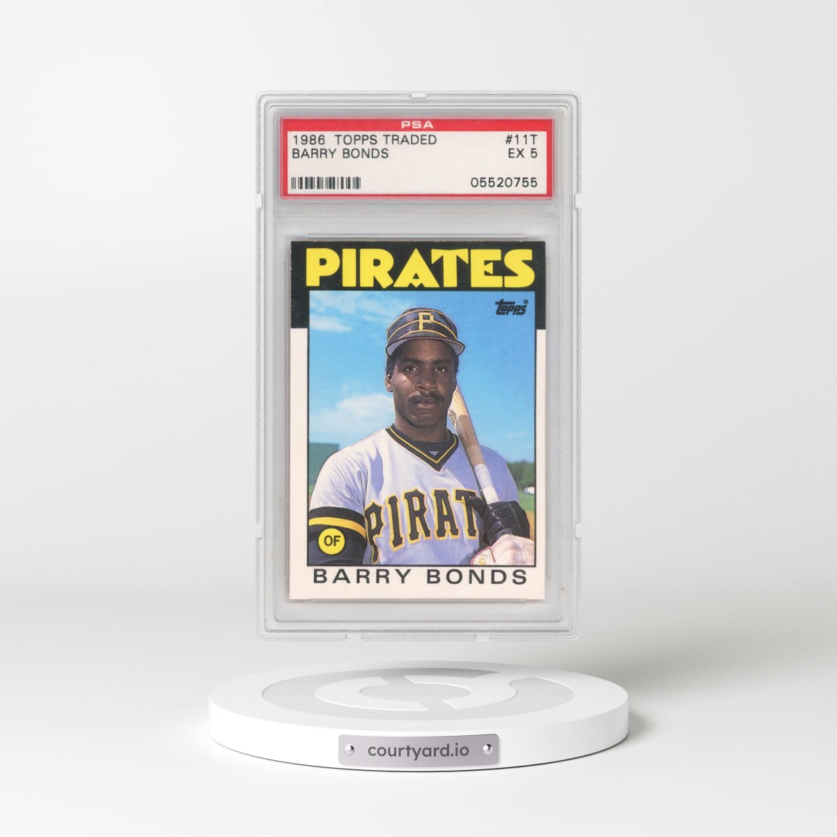 1986 Topps Traded #11T Barry Bonds (PSA 5 EX)