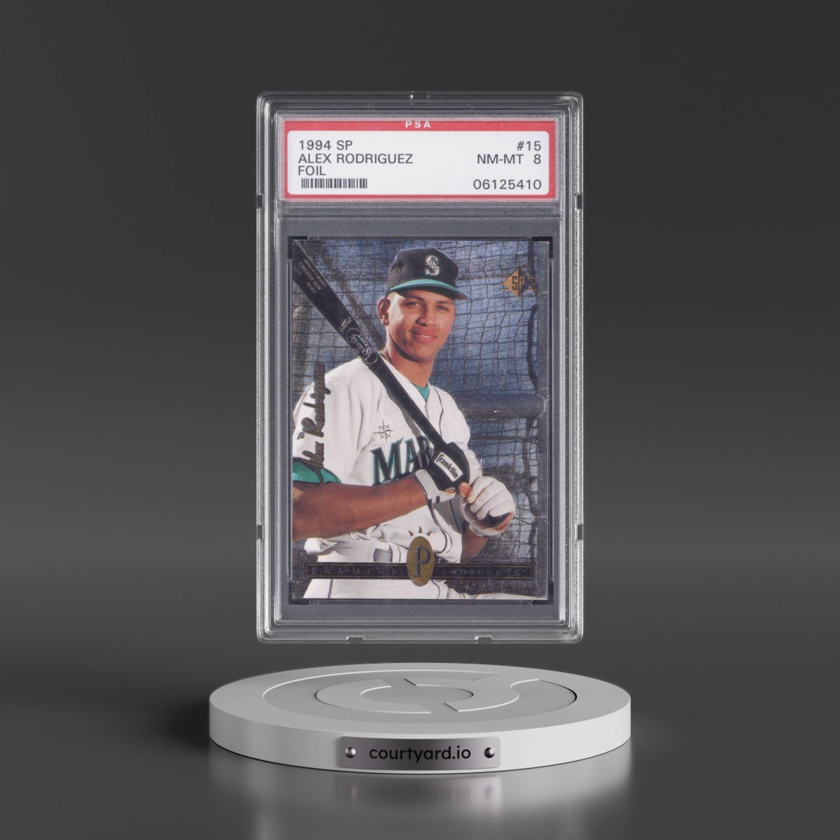 1994 SP #15 Alex Rodriguez - Foil (PSA 8 NM-MT)