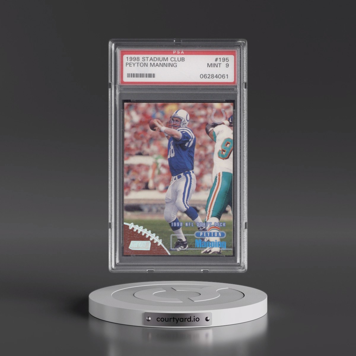 1998 Stadium Club #195 Peyton Manning (PSA 9 MINT)