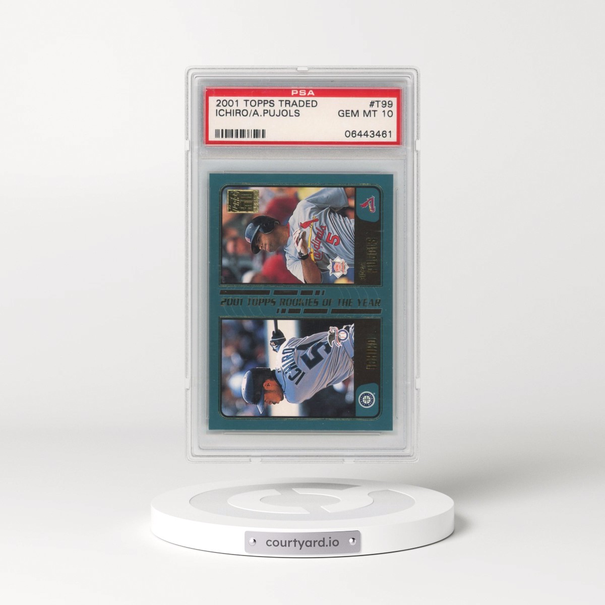 2001 Topps Traded #T99 Albert Pujols/Ichiro (PSA 10 GEM MINT)