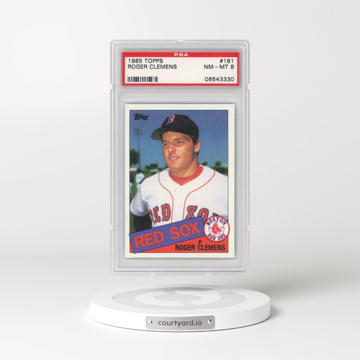 1985 Topps Roger Clemens #181 PSA 8