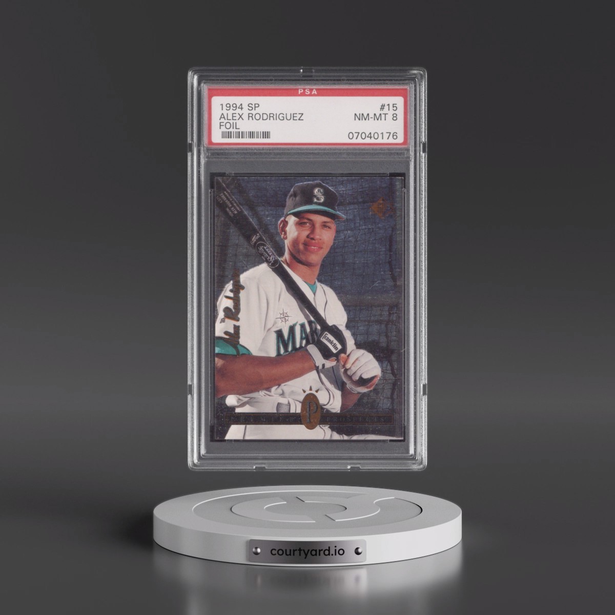 1994 SP #15 Alex Rodriguez - Foil (PSA 8 NM-MT)