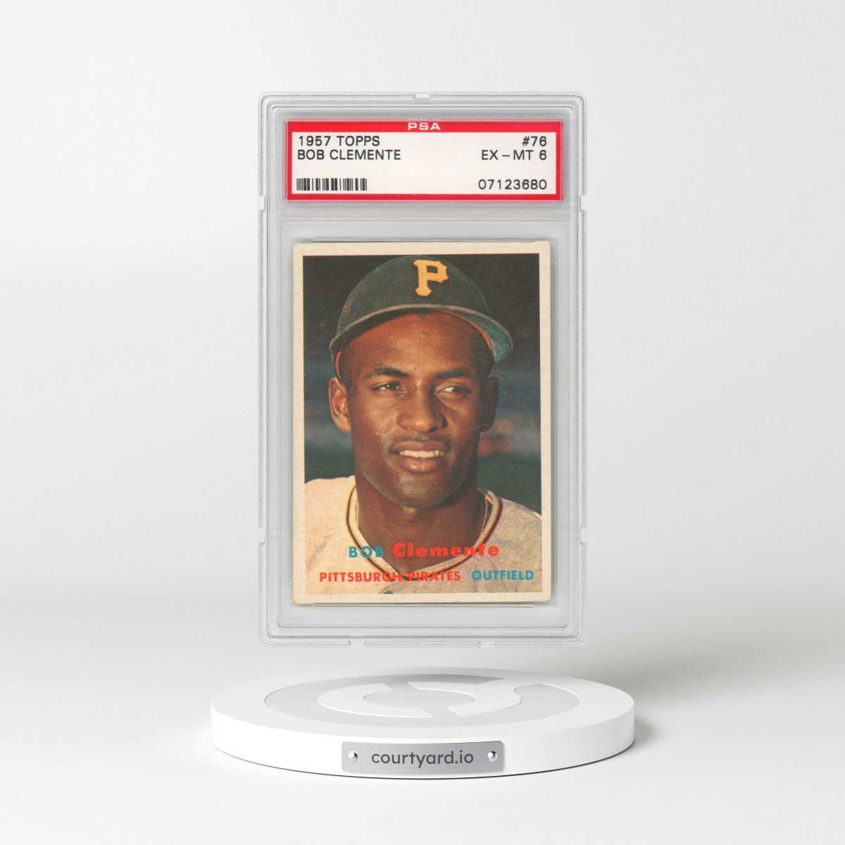 1957 Topps #76 Bob Clemente (PSA 6 EX-MT)