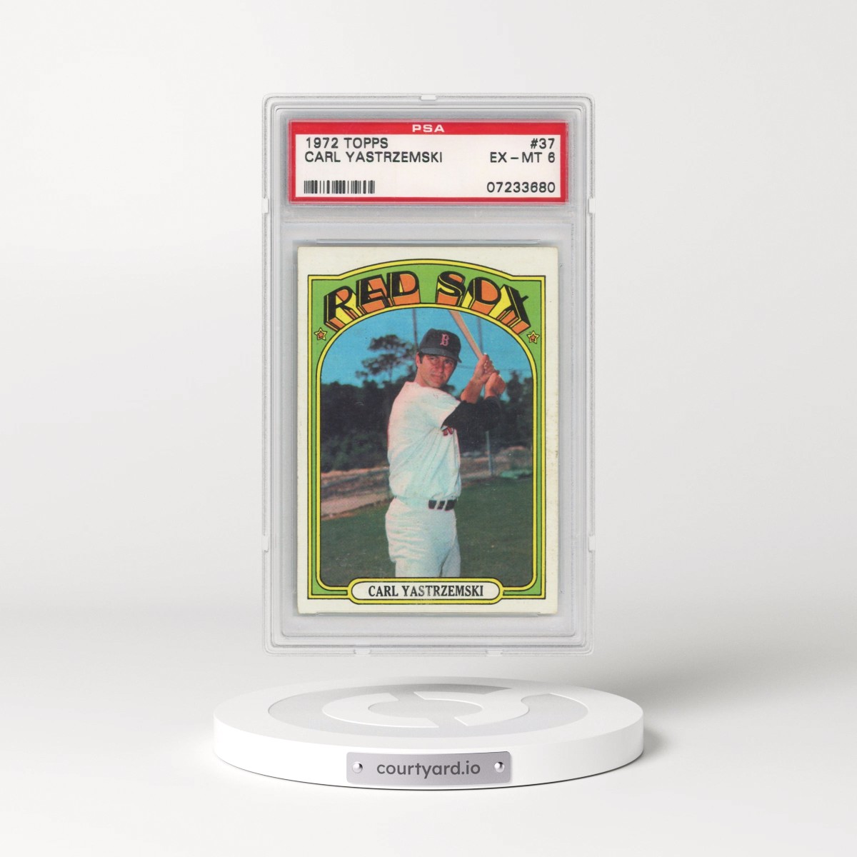 1972 Topps #37 Carl Yastrzemski (PSA 6 EX-MT)