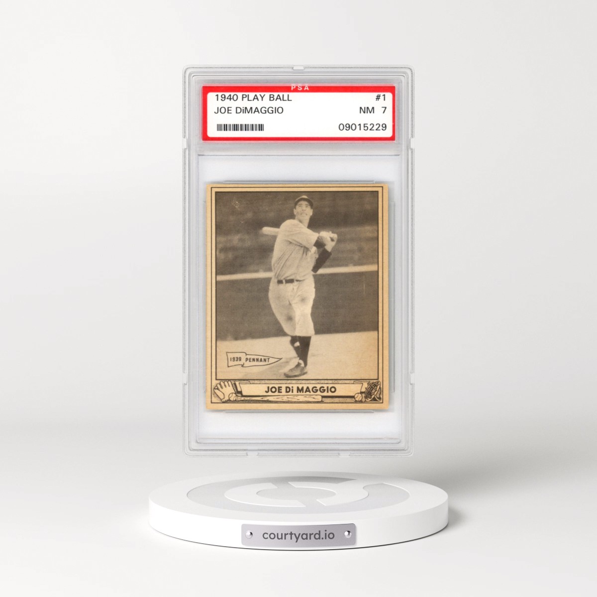 1940 Play Ball #1 Joe DiMaggio (PSA 7 NM)