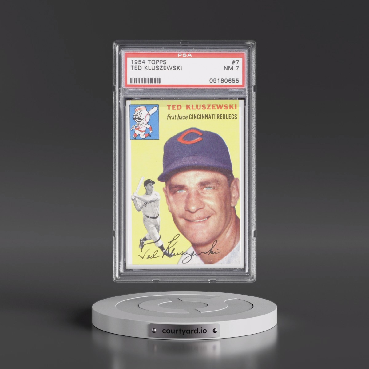 1954 Topps #7 Ted Kluszewski (PSA 7 NM)
