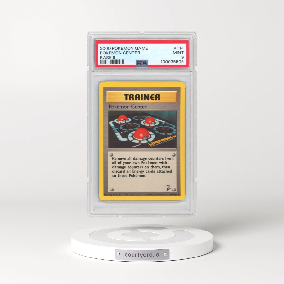 2000 Pokémon Game Base II #114 Pokemon Center (PSA 9 MINT)