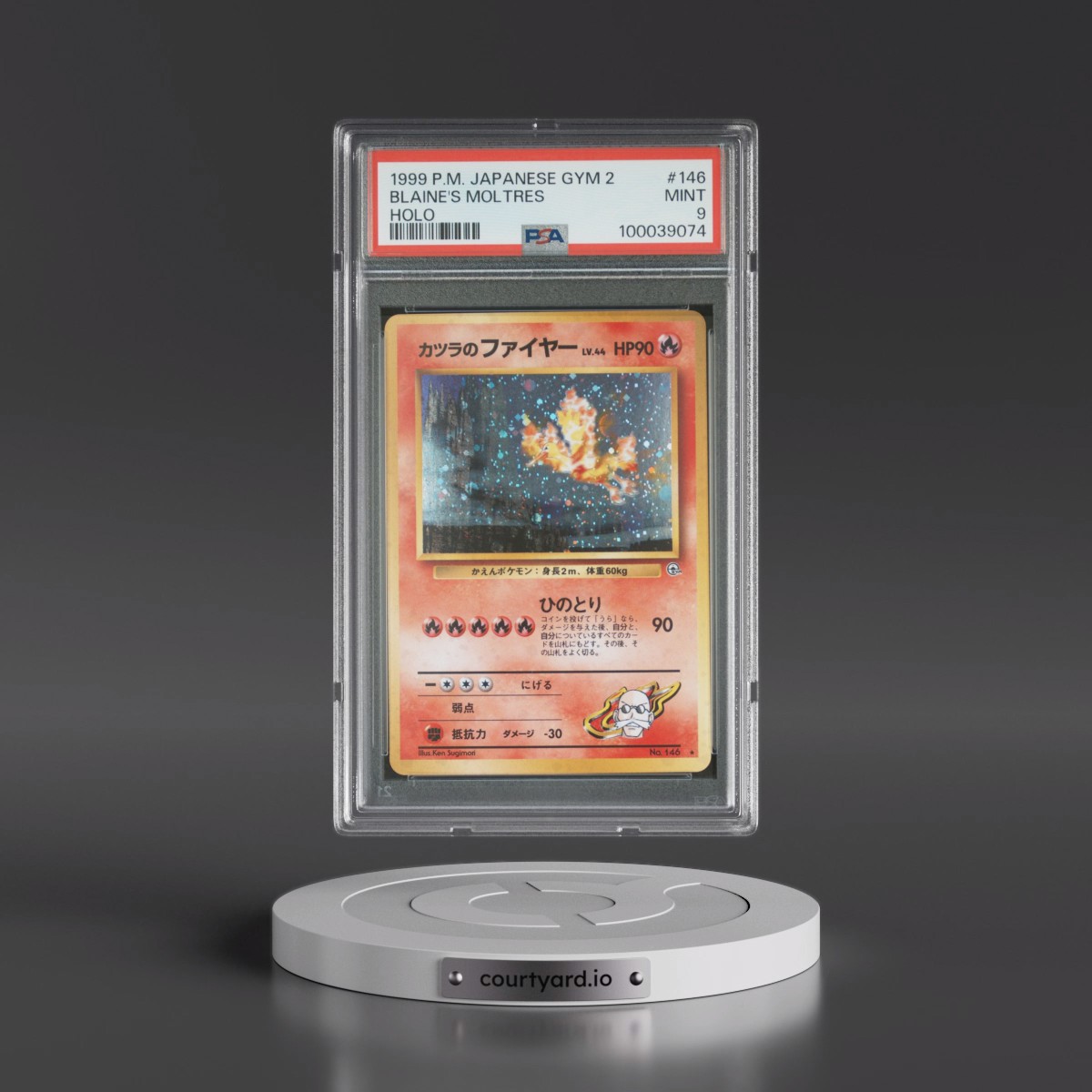 1999 Pokémon Gym 2 #146 Blaine's Moltres - Holo (PSA 9 MINT)