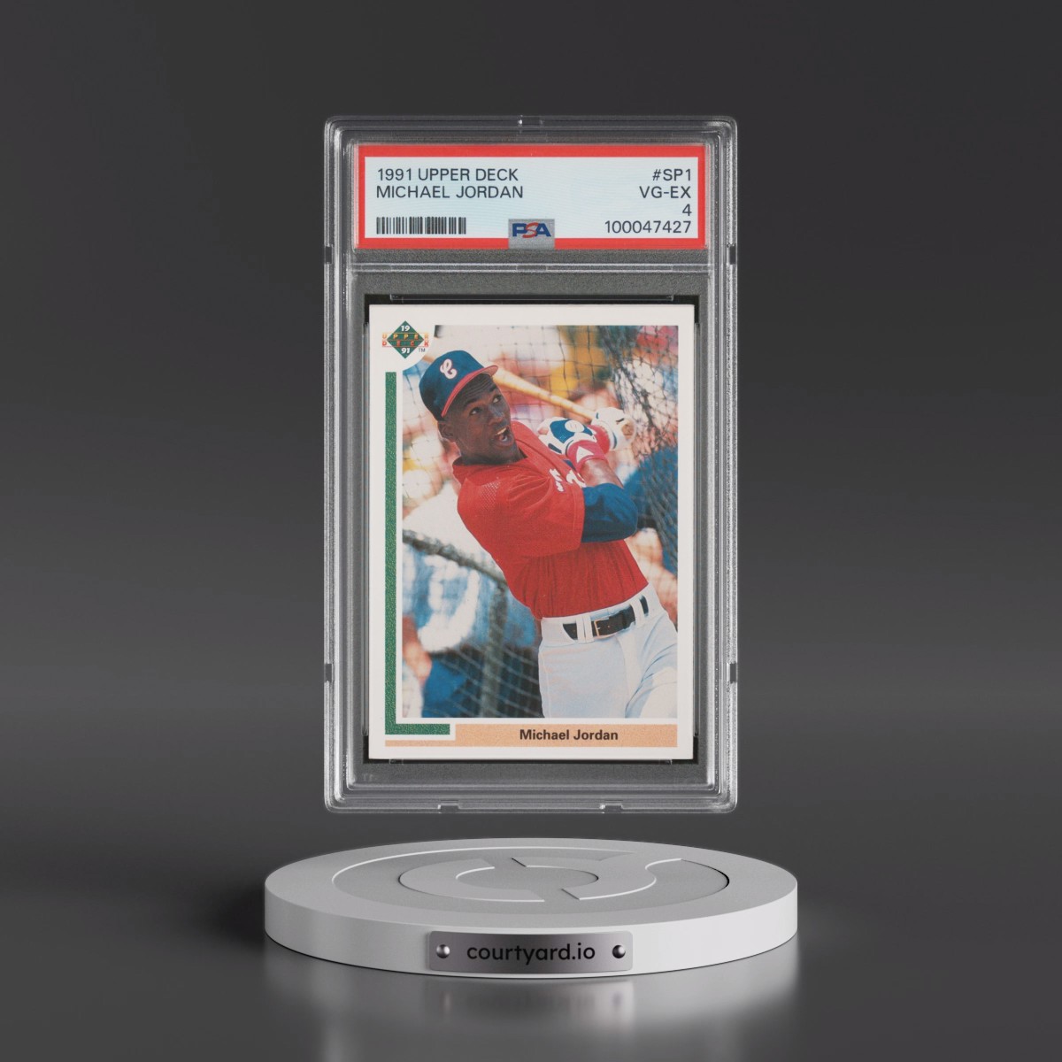 1991 Upper Deck #SP1 Michael Jordan (PSA 4 VG-EX)