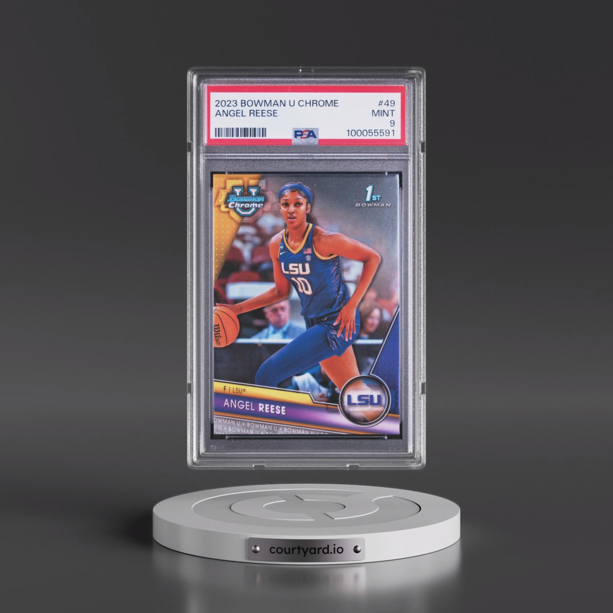 2023 Bowman University Chrome #49 Angel Reese (PSA 9 MINT)