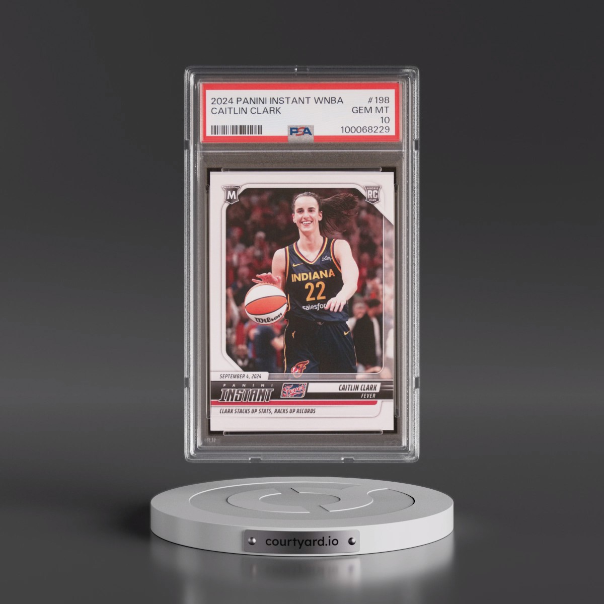 2024 Panini Instant WNBA #198 Caitlin Clark (PSA 10 GEM MINT)