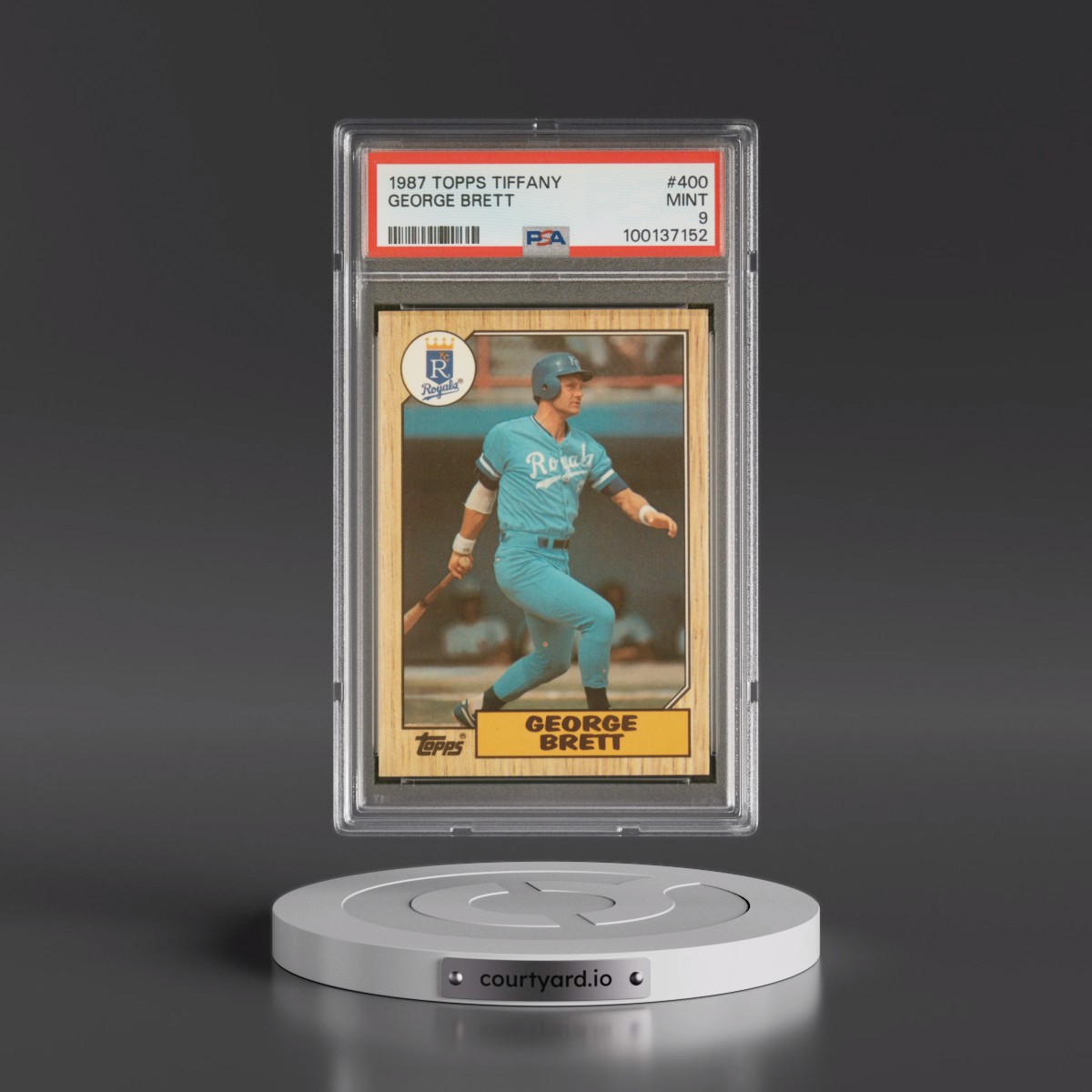 1987 Topps Tiffany #400 George Brett (PSA 9 MINT)