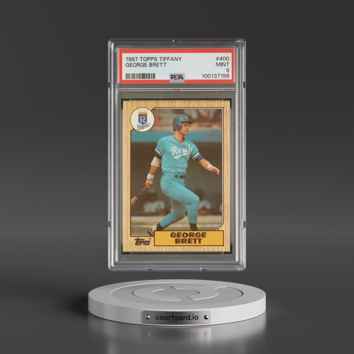 1987 Topps Tiffany #400 George Brett (PSA 9 MINT)