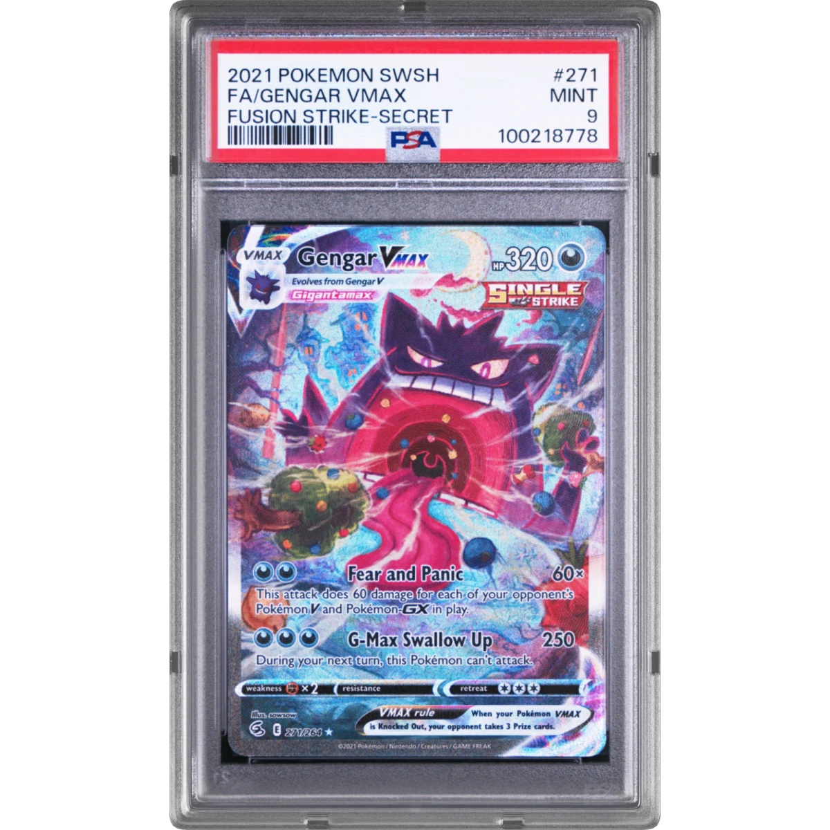 Gengar Vmax card artwork