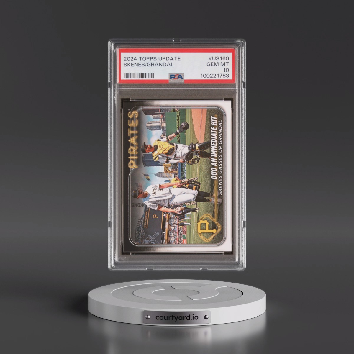 2024 Topps Update #US160 Paul Skenes/Yasmani Grandal (PSA 10 GEM MINT)