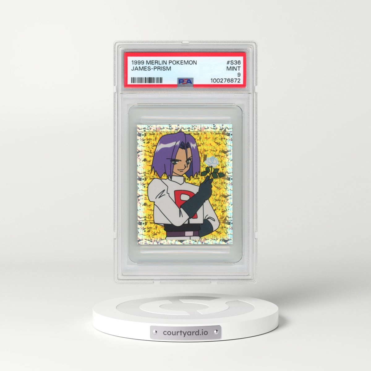 1999 Merlin Pokémon #S36 James-Prism (PSA 9 MINT)