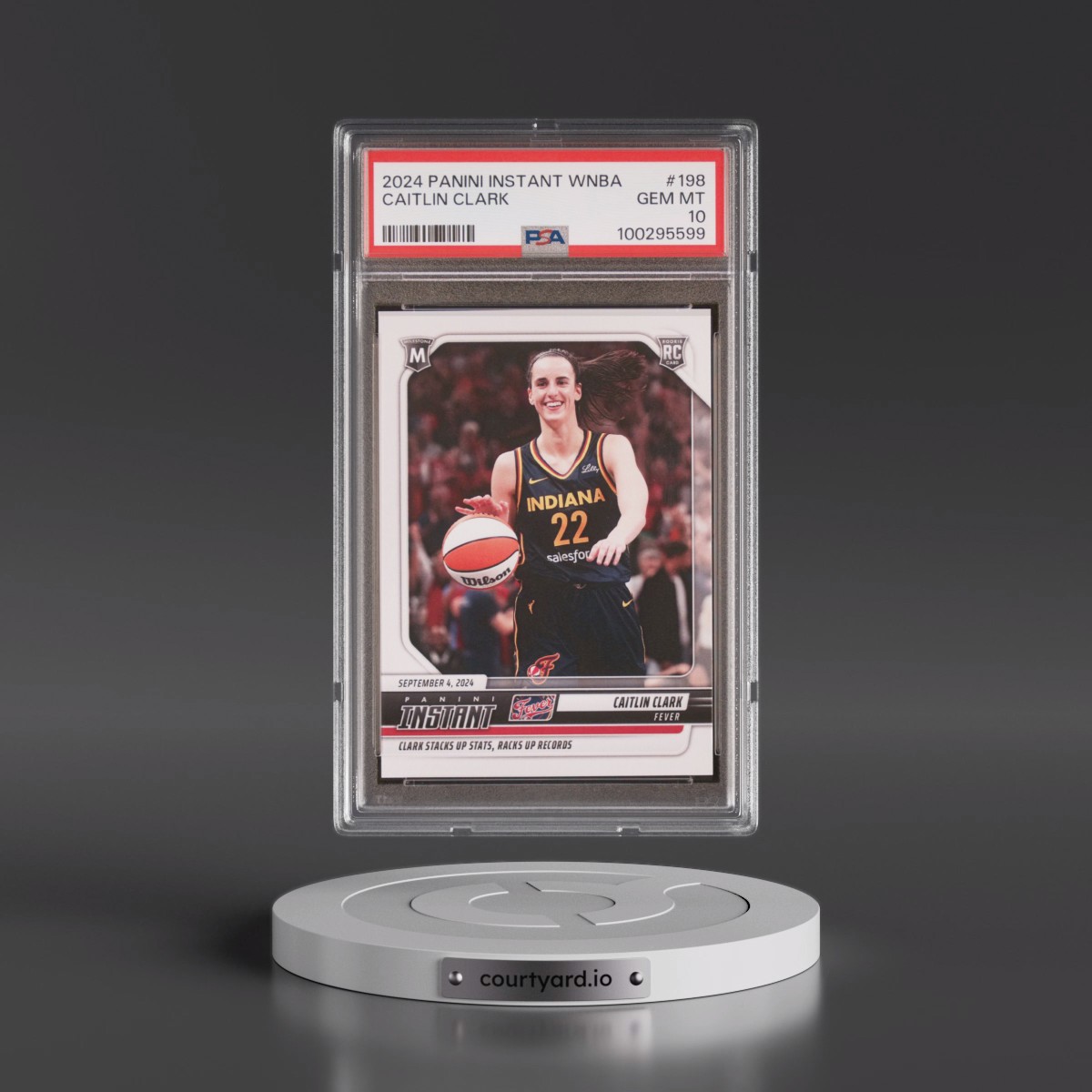 2024 Panini Instant WNBA #198 Caitlin Clark (PSA 10 GEM MINT)