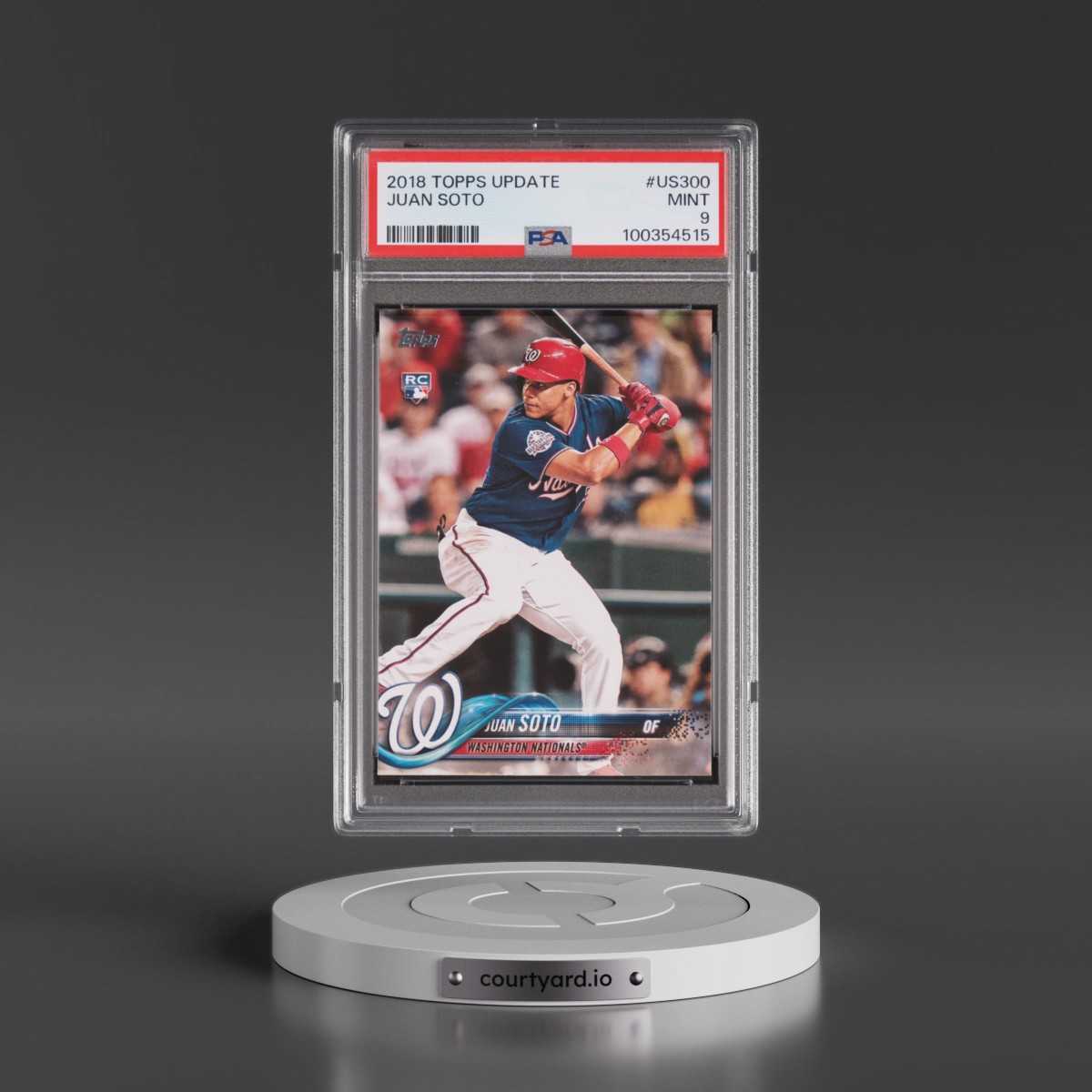 2018 Topps Update #US300 Juan Soto (PSA 9 MINT)