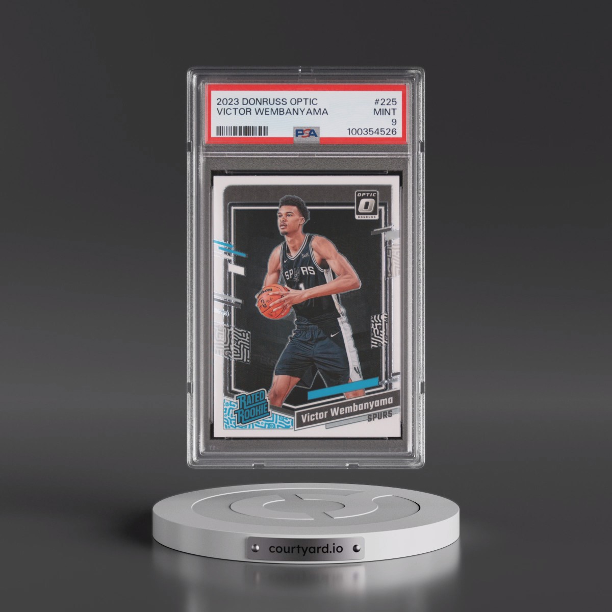 2023 Panini Donruss Optic #225 Victor Wembanyama (PSA 9 MINT)