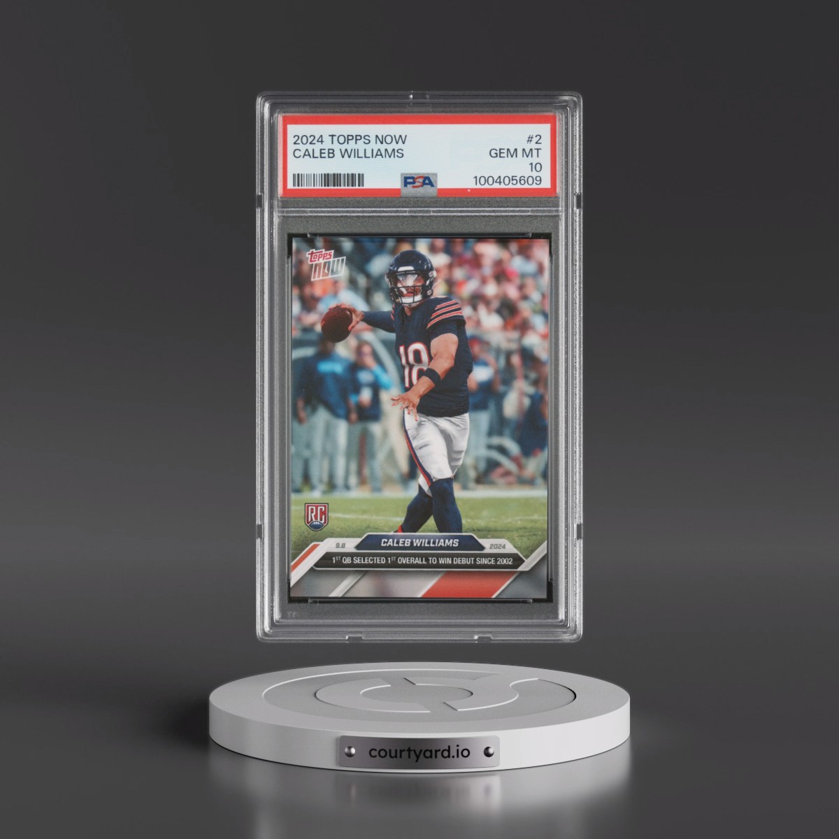 2024 Topps Now #2 Caleb Williams (PSA 10 GEM MINT)