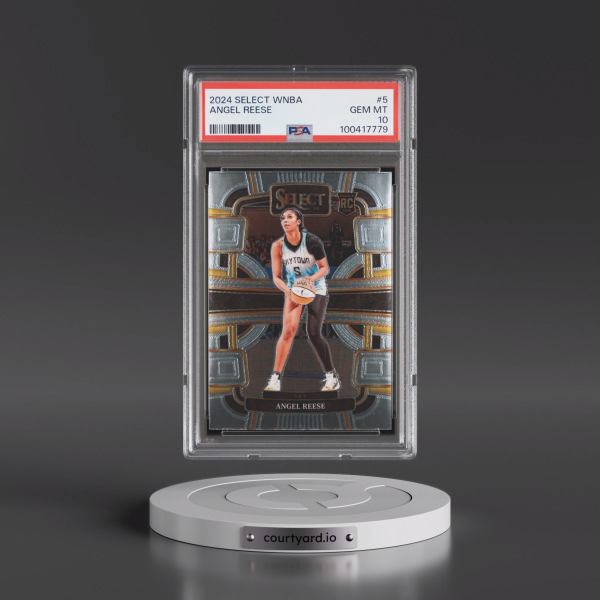 2024 Panini Select WNBA #5 Angel Reese (PSA 10 GEM MINT)