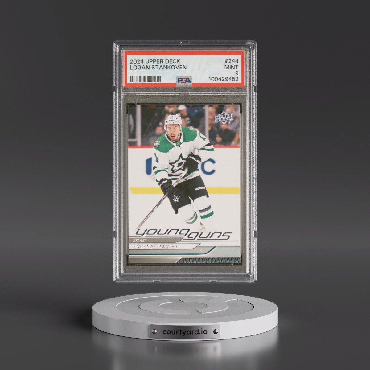 2024 Upper Deck #244 Logan Stankoven (PSA 9 MINT)