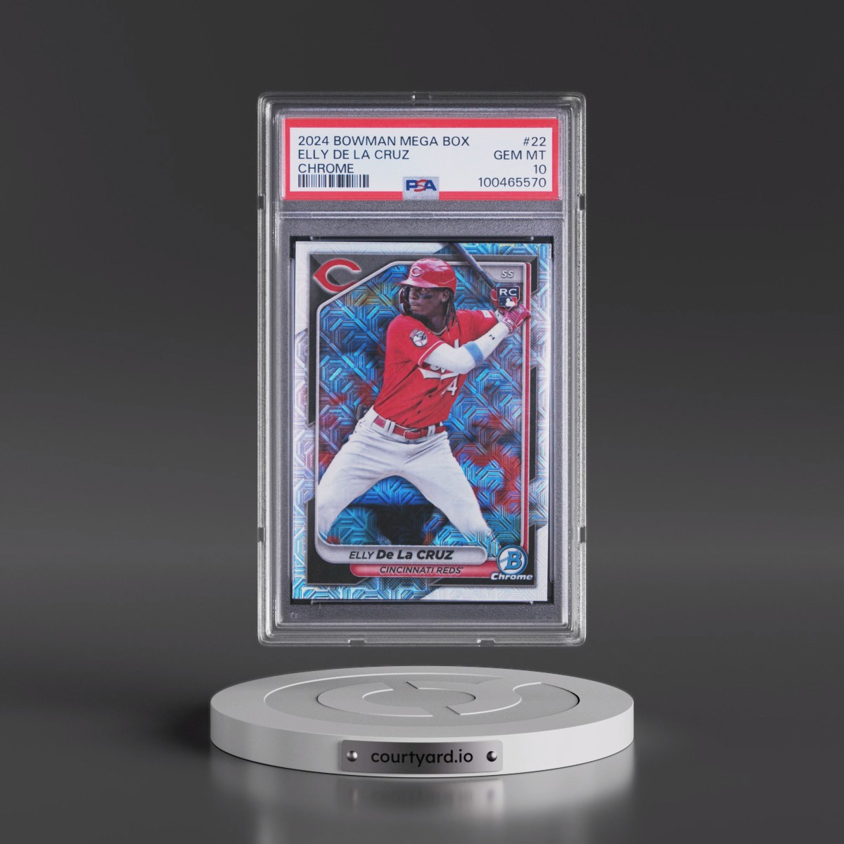 2024 Bowman Mega Box Chrome #22 Elly de La Cruz (PSA 10 GEM MINT)