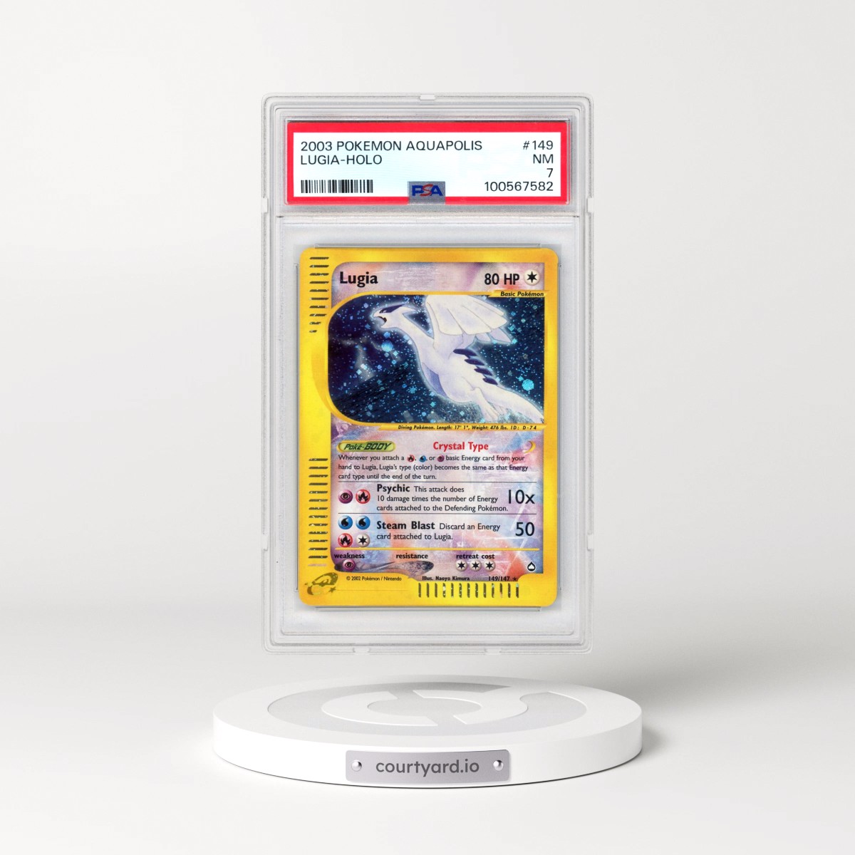 2003 Pokémon Aquapolis #149 Lugia - Holo (PSA 7 NM)