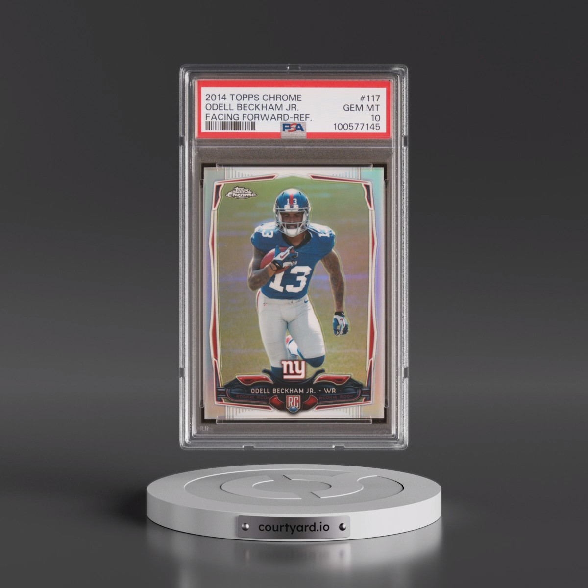 2014 Topps Chrome #117 Odell Beckham Jr. - Refractor (PSA 10 GEM MINT)