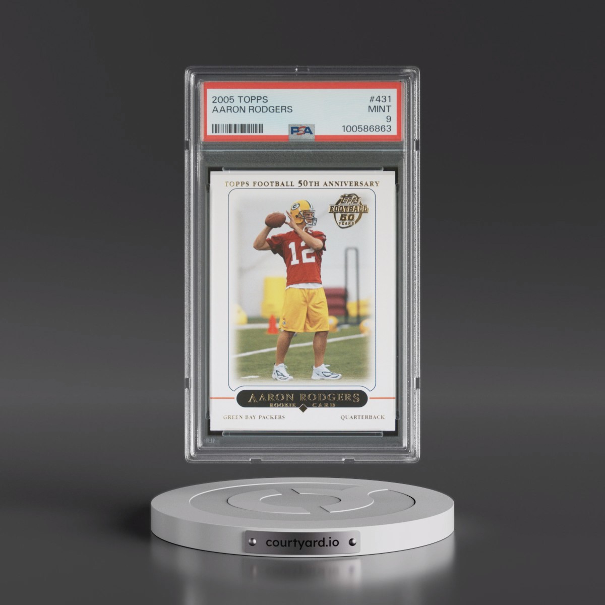 2005 Topps #431 Aaron Rodgers (PSA 9 MINT)